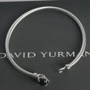 Petite Chatelaine Bracelet in Sterling Silver with Black Onyx